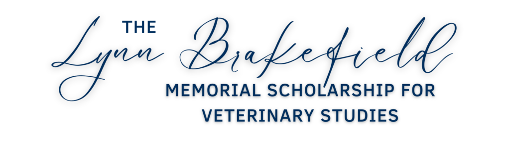 Banner for the Lynn Brakefield Memorial Scholarship for Veterinary Studies