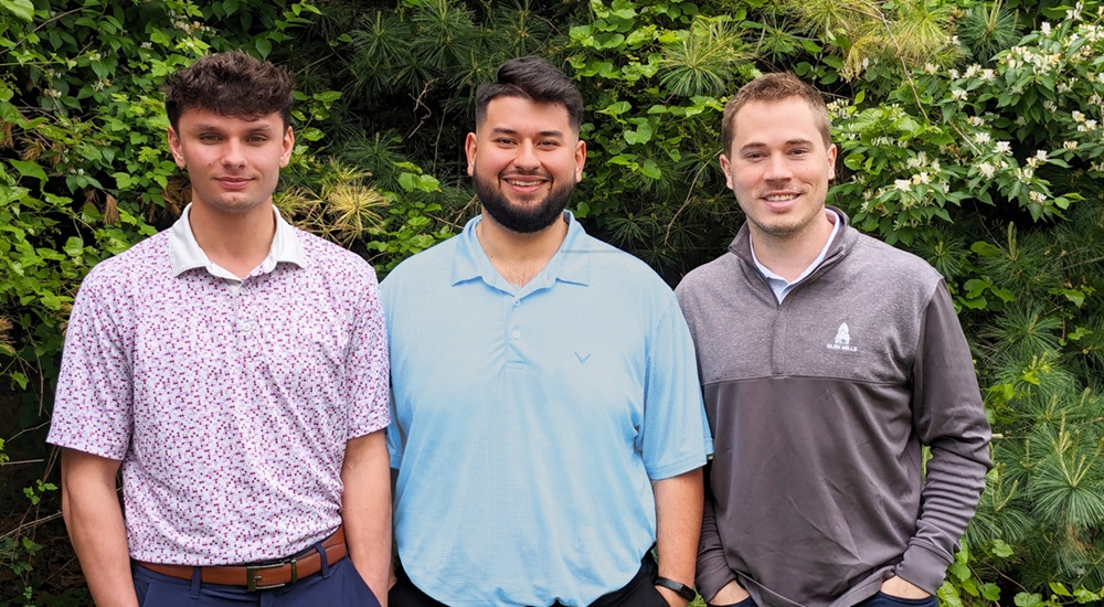 Landmark's Trey Trakefield, Nick Martin, and Kevin Agnew