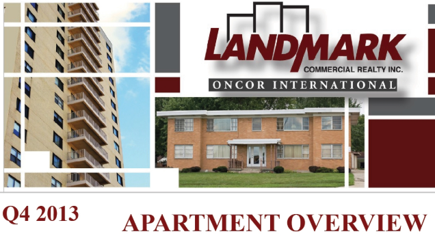 thumbnail for the 2013 q4 apartment overview